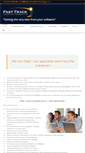 Mobile Screenshot of fasttrackcomputertraining.co.uk